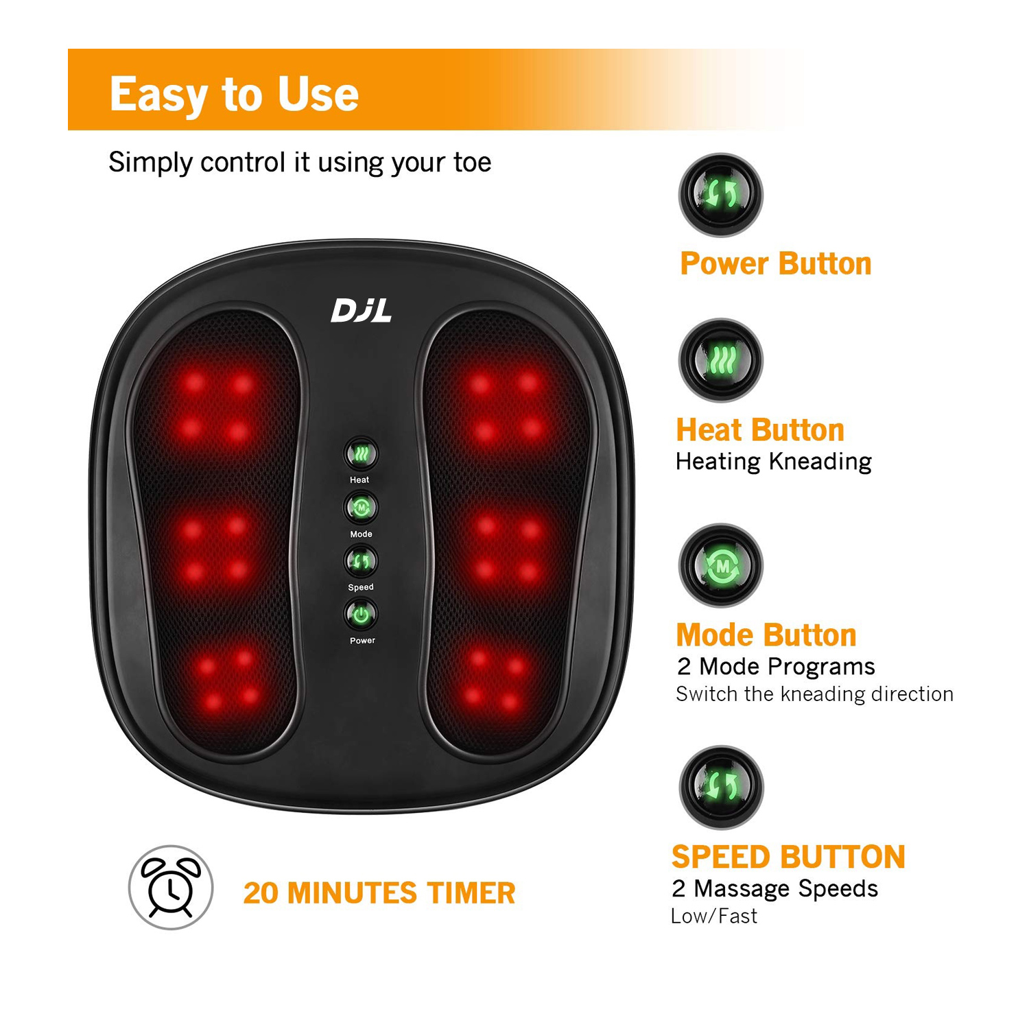foot-massager-Easy to Use